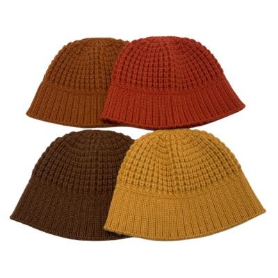 China New Style 2021 Crochet Fashion Solid Color Acrylic Slouched Thermal Beanie COMMON Warm Winter Hat Knit Hat for sale