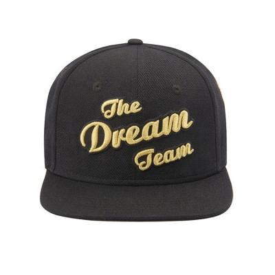 China COMMON Logo 3D Embroidery Acrylic Flat Brim 6 Panel Snapback Cap for sale