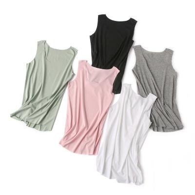 China Sexy Summer T-shirt Sleeveless Women's Empty Tank Top Seamless Vest Anti-Shrink for sale