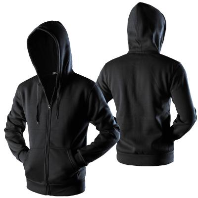 China 2019 Anti-Shrink Full Face Zipper Hoodie Blank Jacket For Men Custom Design Is Welcomed for sale