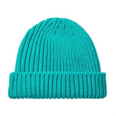 China COMMON Wholesale Green White Multicolor Unisex / Men's Knit Beanie Hat Custom for sale