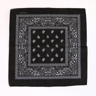 China Custom Print Pattern 100% Cotton Paisley Bandana for sale