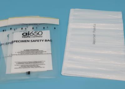 China Leak Proof 95kpa Biohazard Bag Category B Ambient IATA Biohazard Transport Bag for sale