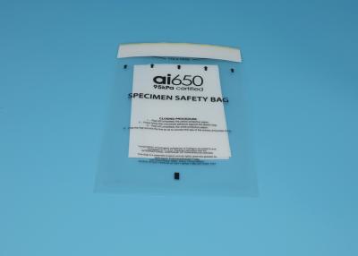 China Laboratory Biohazard Sample Bags For Biological Hazard Packing / Infectious Specimen for sale