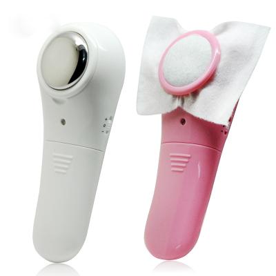 China Skin Tightening Mini Handheld Galvanic Vibration Facial Massager Electric Ionic Facial Massager for sale