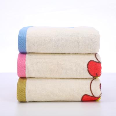 China Viable New Listing Cotton Kids Cartoon Bath Towel Quick Dry Comfortable Breathable Towel for sale