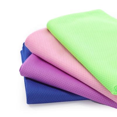 China Sustainable High Quality Polyester 4 Colors Soft Quick Dry Cooling Towel 100% for sale