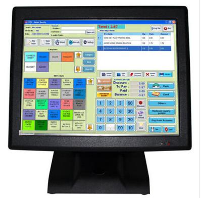 China i3 / i5 / i7 All In One Pos Systems For Retail Store With Bluetooth for sale