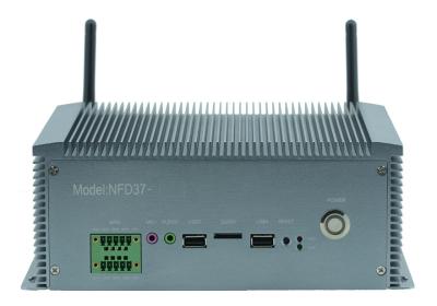 Κίνα Βιομηχανική IP65 ενσωματωμένη Fanless υποστήριξη Wifi 1037U ΠΣΤ 1000LAN PC ΚΙΒΩΤΙΩΝ προς πώληση