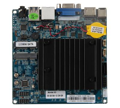 China ITX integrado industrial del átomo de la placa madre de la base dual del microprocesador mini en venta