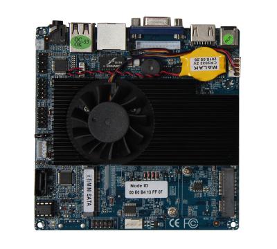 China Celeron 1037u bedde Miniitx-Motherboard Dubbele Bewerker 1.8GHz TDP 17W in Te koop