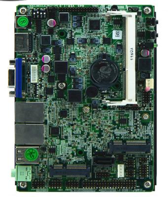 China LVDS/VGA/HDMI bedde PC-Motherboard, Industriële Ingebedde Computer 17W in Te koop