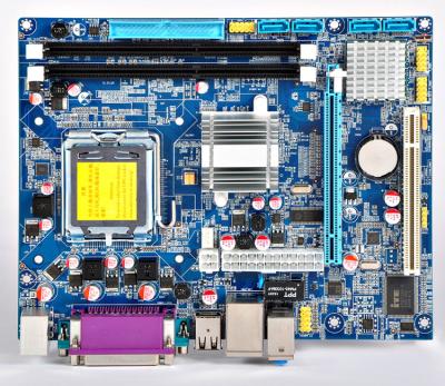 中国 モニターのための耐久のソケット LGA775 のマザーボード Intel p45 DDR2 IDE SATA2 販売のため