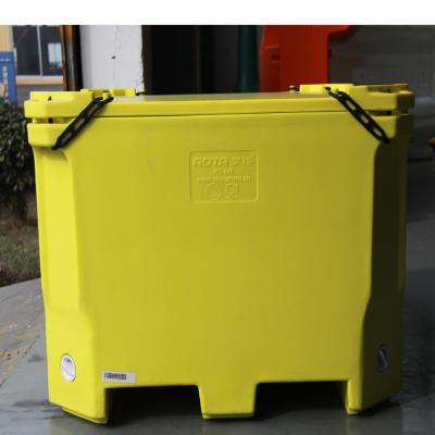 China Custom logo waterproof 35L /45L/ 50L/60L/70L 110 Roto-molded logistic cooler box or plastic cold-chain tubs for sale