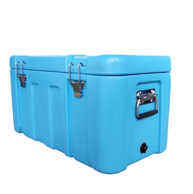 China Waterproof 35L /45L/ 50L/60L/70L Roto-molded plastic cold-chain logistics insulated bin for sale