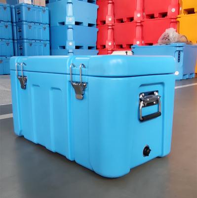 China 50L/60L/70L Waterproof Roto-molded Logistics Insulated Bin and Plastic Cold-Chain Box for sale