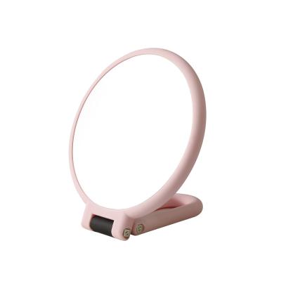 China Modern hand held double side mirror for sale