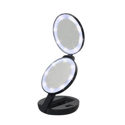 China Modern Three Fold LED Makeup Mirror LED Sensor Mirror for sale