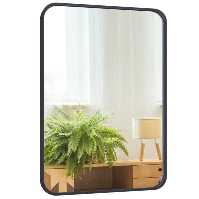 China Modern bathroom wall mirror with aluminum frame for sale