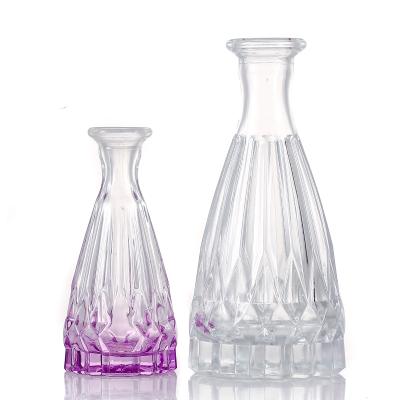 China 50ml Aromatherapy Bottles Cosmetic High Quality Unique Empty Glass Perfume Bottle for sale