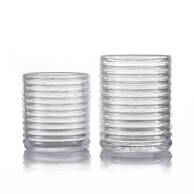 China Wholesale home decoration luxury candle glass cup 220ml 300ml directly from factory for sale