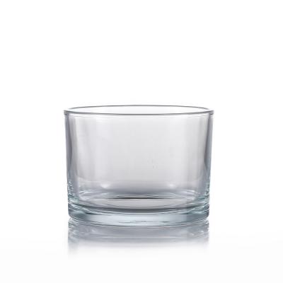 China Home Decoration High Quality 500ml Wide Mouth Candle Cup Aromatherapy Candle Glass Jar for sale