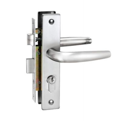 China Modern Traditional Mortise Lever Door Window Handles Lock Set SN Finish for sale