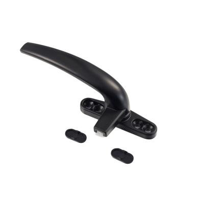 China 7 Shape UPVC Sliding Window Handle Zinc alloy Material Powder coated for sale