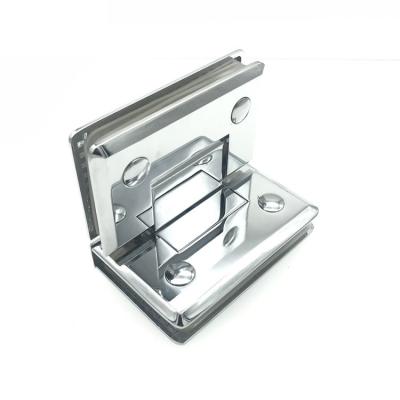 China vidrio de cristal de los accesorios del hardware de la puerta 90Degree a la bisagra de cristal de la ducha para el vidrio de 8-10m m en venta