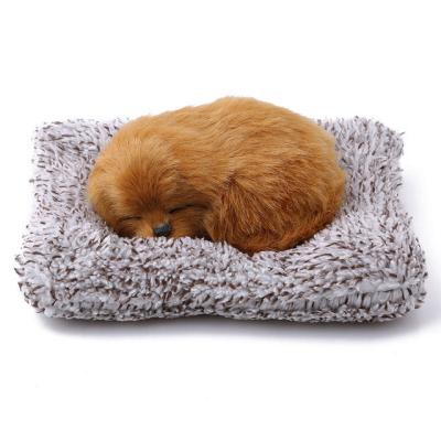 China Hot Selling Funny Stuffed Sleeping Dog And Doll Animal Simulation Plush Toy Animal Love Toy for sale