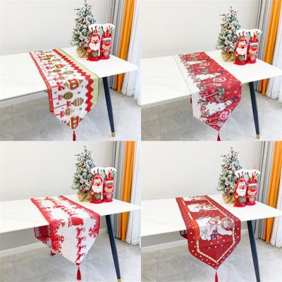 China New Viable Xmas Table Runner Christmas Printed Table Runner Restaurant Table Decoration for sale