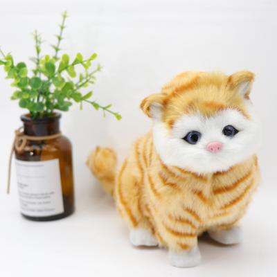 China Wholesale Soft Cat Big Hugging Plush Toys Realistic Real Touch Feeling Simulation Plush Toy for sale