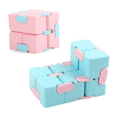 China Durable Sensory Finger Toy Infinite Cube Jigsaw Puzzle Toy Cute Cube Fidgeting Game Decompression and Slaying Time for sale