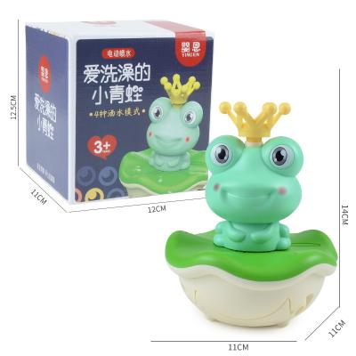 China Bath Toy Factory Wholesale Frog Spray Water Sprinkler Shower Toys Bathtub Baby Bath Toys Float For Kids for sale