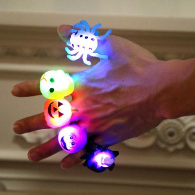 China Halloween Gift LED Ring For Halloween Party Supplies Flashing Luminous Flash Finger Ring Toys Halloween LED Ring For Halloween Party Supplies for sale