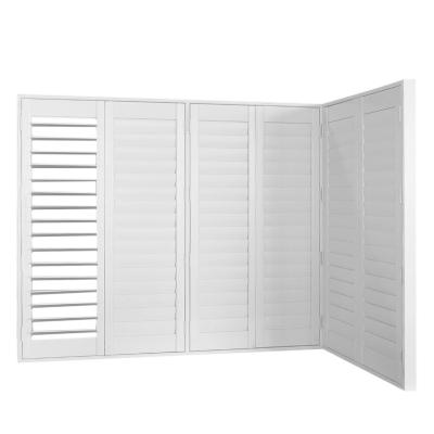 China Modern High Quality PVC Interior Plantation Shutters Finished Shutters From Factory for sale