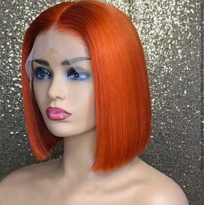 China Best Selling Body Wave Lace Front Sheer Lead Short Wig for sale