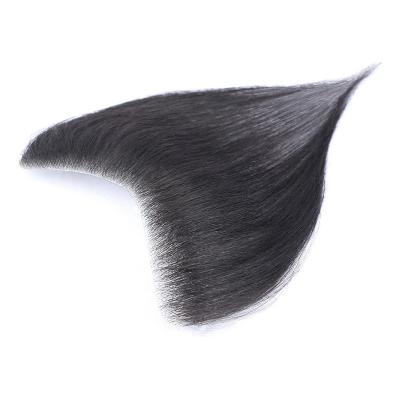 China Hot Selling Black Men Hair 100% 10cm Hairpiece 100% Hairpiece for sale