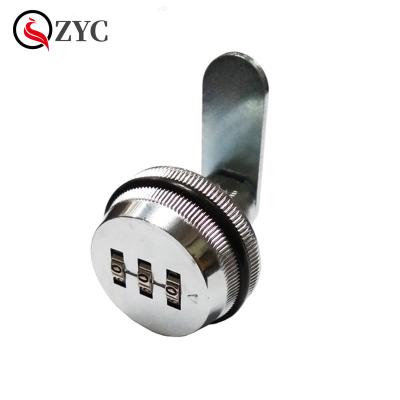 China Zinc Alloy Keyless 3 Digital Mailbox Combination Code Cam Lock For Metal Wooden Mailbox for sale