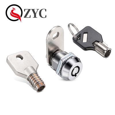 China Zinc Alloy Zinc Alloy And Brass Tubular Cam Lock For Password Safe Box / Slot Machine / Locker for sale