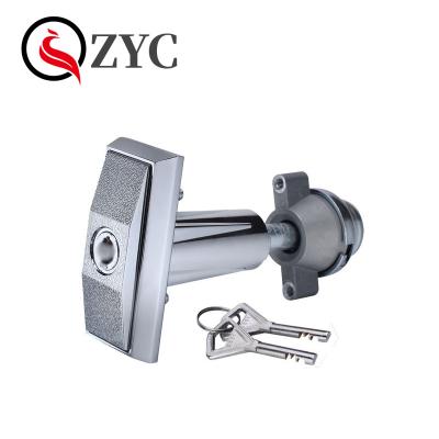 China T-Handle Zinc Alloy Locks Brass Water Keys Lock For Washing Machine for sale