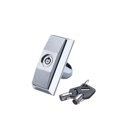 China Zinc Alloy Chrome Vending Machine T-Handle Cam Lock For Cabinet ATM Machine for sale