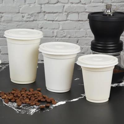 Chine la fécule de maïs de PLA 16oz bio sortent à boisson Starbucks de tasses de café les tasses chaudes de boisson à vendre