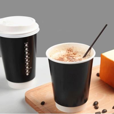 China EN13432 copos de café afastados feitos sob encomenda de papel descartáveis dos copos 400Ml 12Oz com tampa à venda