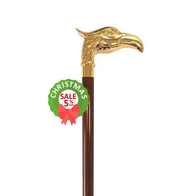 China Luxury Classic Vintage Handle Solid Wood Pure Silver Walking Cane for sale