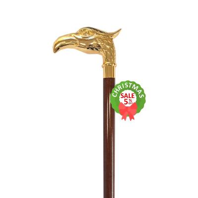 China Eagle Deluxe Chef Designed Classic Vintage Solid Wood Walking Cane for sale