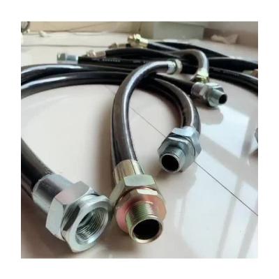 China High Quality Flexible Rubber Hydraulic Hose Delivery Chemical Industry Hose Connection Explosion Proof Hose for sale