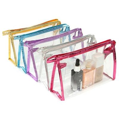 China Fashoion Translucent Zipper Makeup Bag for sale