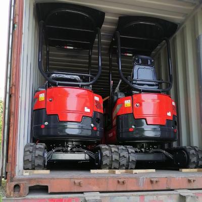 China Earth-moving Machinery Mini Excavator Mini excavator hydraulic excavator 1 ton 2 tons 3 tons farm garden municipal epa ce euro five for sale