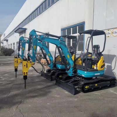 China Hotels Excavator machine Excavator mini 1 ton 2 ton 2.5 ton earth-moving machine EPA Euro V 1 ton excavator for sale